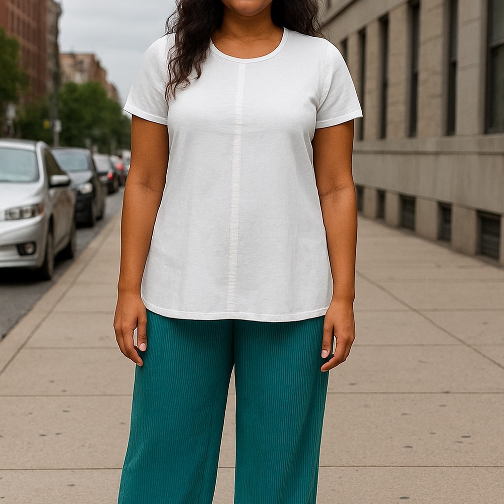 Teal Wide Leg Women's Pants